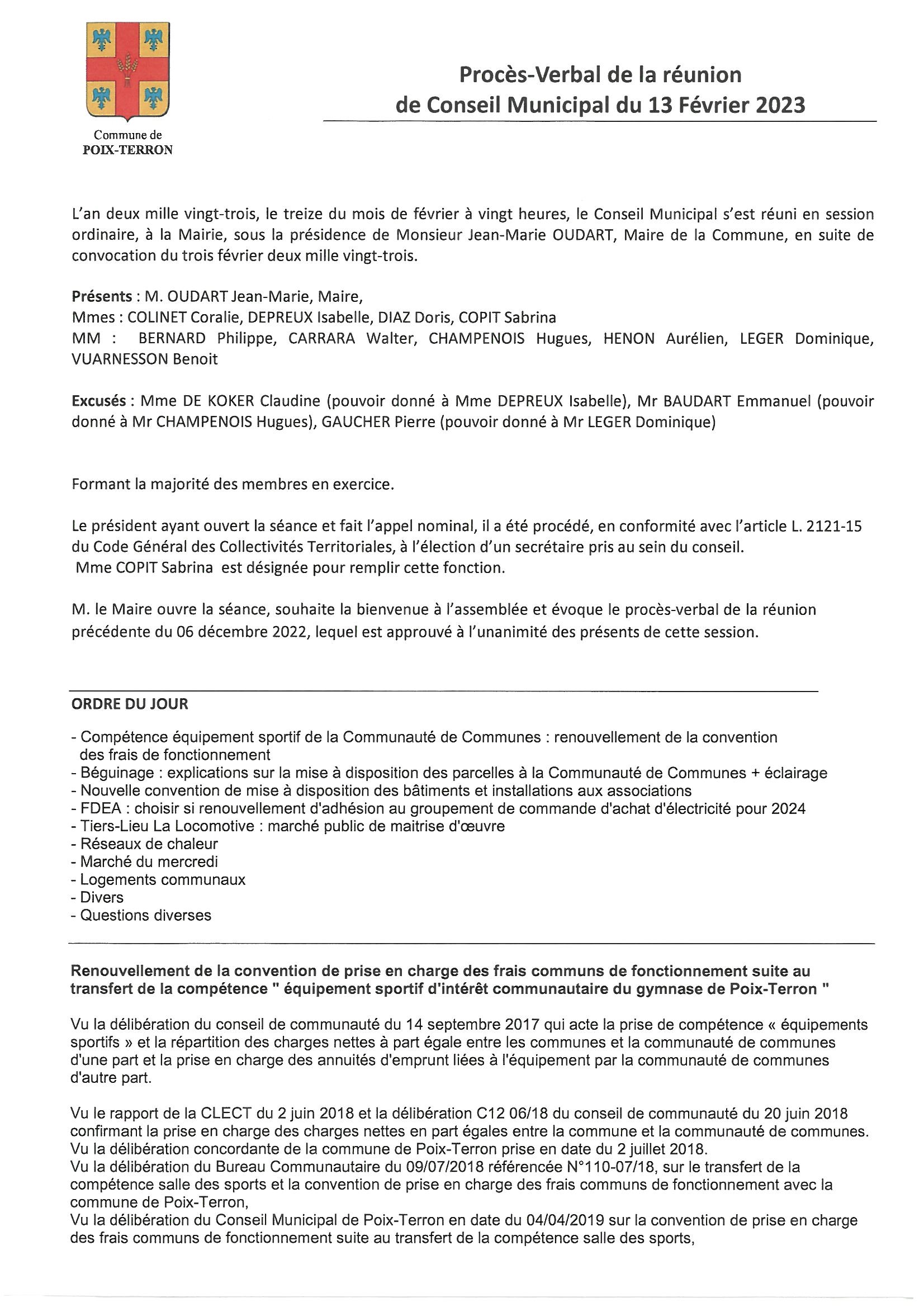 PoixTerron site de la commune